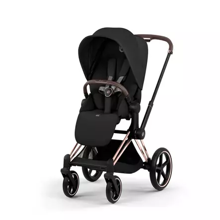 Cybex Priam Comfort rattaat Rosegold/Sepia Black. - Lastenvaunut ja yhdistelmävaunut - 526000001STACLT - 2