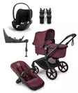 Bugaboo Fox 5 Renew starttipaketti Cloud T kaukalolla Black/Dark Cherry. - Lastenvaunut ja yhdistelmävaunut - 100051109STACLT - 1