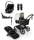 Bugaboo Fox 5 Renew starttipaketti Cloud T kaukalolla Black, Heritage Black/Misty White. - Lastenvaunut ja yhdistelmävaunut - 100051114STACLT - 1