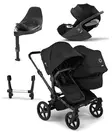 Bugaboo Donkey 6 starttipaketti Double Black/Heritage Black - Lastenvaunut ja yhdistelmävaunut - 100370002STADOCLT - 1