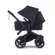 Bugaboo Donkey 6 starttipaketti Double Black/Deep Indigo sivulta kuvattuna - Lastenvaunut ja yhdistelmävaunut - 100370003STADOCLT - 4