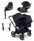 Bugaboo Donkey 6 starttipaketti Double Black/Deep Indigo - Lastenvaunut ja yhdistelmävaunut - 100370003STADOCLT - 1