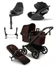 Bugaboo Donkey 6 starttipaketti Single Black/Cocoa Brown. - Lastenvaunut ja yhdistelmävaunut - 100370007STACLT - 1