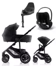 BRITAX Smile 5Z starttipaketti Carbon Black, Style. - Lastenvaunut ja yhdistelmävaunut - 2000064STACLT - 1