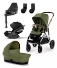Starttipaketti Cybex Gazelle S 2 Moss Green. - Sisarusrattaat - 525000121staCLT - 1
