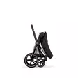 Cybex Priam Comfort rattaat Rosegold/Sepia Black, kasattuna. - Lastenvaunut ja yhdistelmävaunut - 526000001STACLT - 6