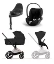 Cybex Priam Comfort starttipaketti Rosegold/Sepia Black. - Lastenvaunut ja yhdistelmävaunut - 526000001STACLT - 1