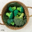 Oli&Carol purulelu Brucy The Broccoli, aidonnäköiset luonnonkumiset purulelut. - Purulelut - L-BROCCOLI-UNIT - 2