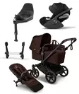 Bugaboo Donkey 6 starttipaketti Single Black/Cocoa Brown. - Lastenvaunut ja yhdistelmävaunut - 100370007STACLT - 1