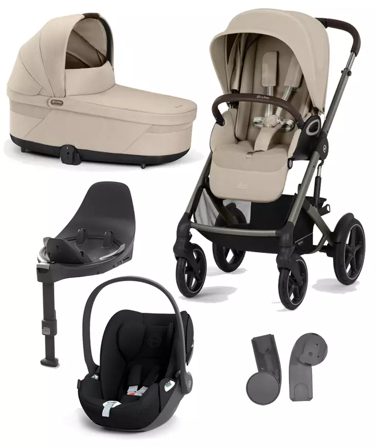 Cybex Talos S lux 2025 starttipaketti Almond Beige. - Lastenvaunut ja yhdistelmävaunut - 525000803STACLT - 1