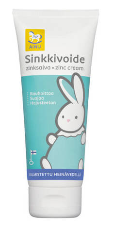 Ainu sinkkivoide 100 ml. - Ihon, hampaiden ja hiustenhoito - 6703AINU - 1