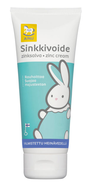 Ainu sinkkivoide 100 ml. - Ihon, hampaiden ja hiustenhoito - 6703AINU - 1