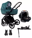 Nord Active PLUS starttipaketti ONYX Dark Brown Grip, Garden Green. - Lastenvaunut ja yhdistelmävaunut - 287145STA4LEV - 1