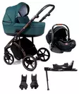 Nord Active PLUS starttipaketti BRONZE Black Grip, Garden Green. - Lastenvaunut ja yhdistelmävaunut - 287146STA4LEV - 1