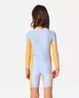 Rip Curl Grom Energy UV-uimapuku Ice Blue, takana vetoketju. - Uima-asut ja uv-vaatteet - TO4TRV - 3