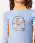 Rip Curl Grom Energy UV-paita Ice Blue, edessä prinntipainatus. - Uima-asut ja uv-vaatteet - TO5TRV - 2