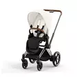 Cybex ePriam 4 lastenrattaat Chrome/Brown, Off White. - Lastenvaunut ja yhdistelmävaunut - 521002319eRATCBROW - 1
