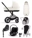 Cybex Priam4 startti lisavarusteilla MattBlack OffWhite - Lastenvaunut ja yhdistelmävaunut - 521002331STAbOW - 1