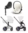 Cybex ePriam Style starttipaketti Matt Black, Off White. - Lastenvaunut ja yhdistelmävaunut - 526000211eSTACMBW - 1