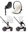 Cybex ePriam Style starttipaketti Champagne, Off White. - Lastenvaunut ja yhdistelmävaunut - 526000221eSTACHBW - 1