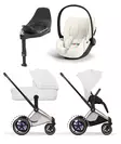 Cybex ePriam Style starttipaketti Rosegold, Off White. - Lastenvaunut ja yhdistelmävaunut - 526000221eSTARGBW - 1