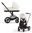 Cybex Priam 4 yhdistelmävaunut Matt Black-rungolla - Lastenvaunut ja yhdistelmävaunut - 521002331YHDOW - 1
