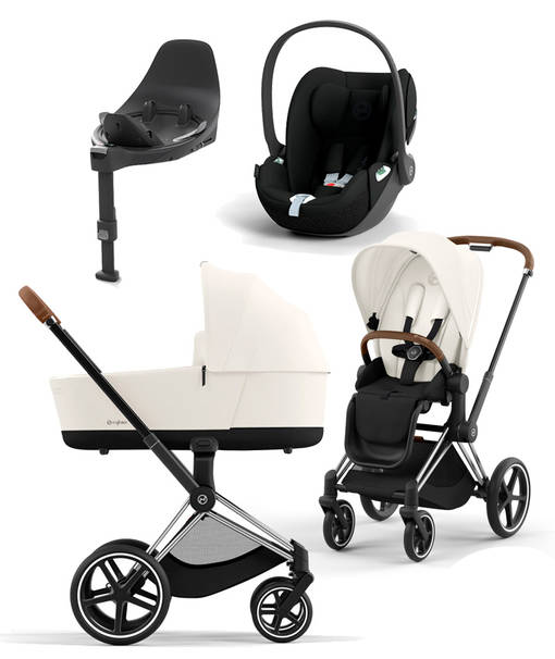 Cybex Priam starttipaketti ChromeBrown rungolla v=C3=A4riss=C3=A4 Off =
White. - Lastenvaunut ja yhdistelmävaunut - 521002319STAOW - 1