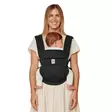 Ergobaby kantoreppu Omni Deluxe Cotton Onyx Black, edestä lapsen kanssa. - Kantoreput - BCODCONYX - 2
