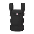 Ergobaby kantoreppu Omni Deluxe Cotton Onyx Black edestä. - Kantoreput - BCODCONYX - 3