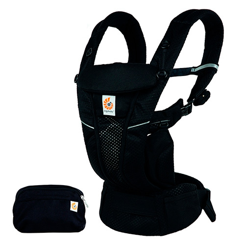 Ergobaby Omni Breeze kantoreppu v=C3=A4riss=C3=A4 Onyx Black. - Kantoreput - BCZ360PONYX - 1