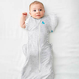 Lowe To Swaddle Up Lite kapalopussi Grey lapsella. - Unipesät ja unipussit - L2002046GRY - 2